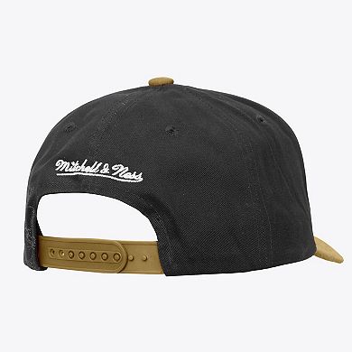 Mitchell & Ness Black/Gold Vegas Golden Knights May Flowers Pro Crown Adjustable Hat