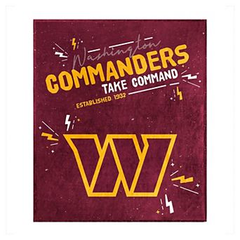 Washington Commanders 60" x 70" Plush Throw Blanket