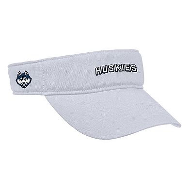 Men's Nike White UConn Huskies 2025 On-Field Ace Performance Adjustable Visor
