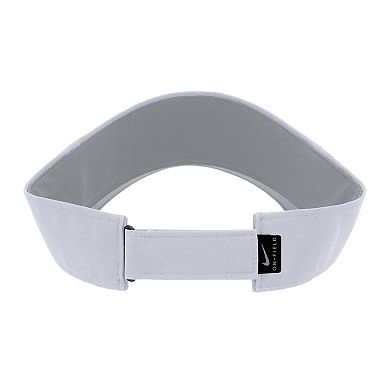 Men's Nike White UConn Huskies 2025 On-Field Ace Performance Adjustable Visor