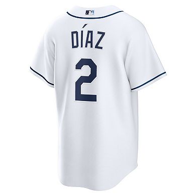 Men's Nike Yandy Díaz White Tampa Bay Rays Home Replica Jersey