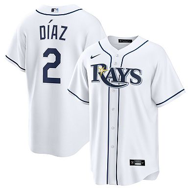 Men's Nike Yandy Díaz White Tampa Bay Rays Home Replica Jersey