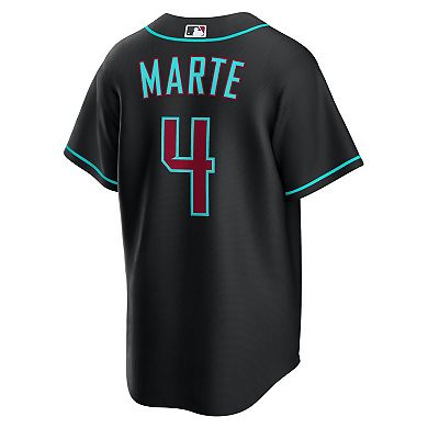 Men's Nike Ketel Marte Black Arizona Diamondbacks Alternate Replica Jersey