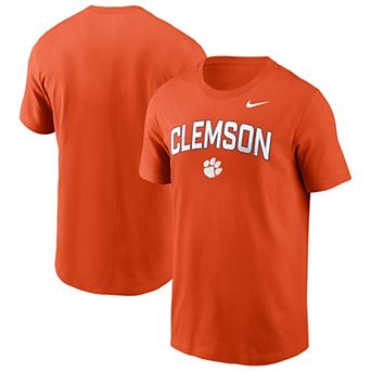Men's Nike Orange Clemson Tigers Primetime Arch Stack T-Shirt