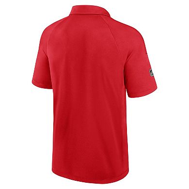 Men's Fanatics Red Ottawa Senators Authentic Pro Rink Raglan Polo