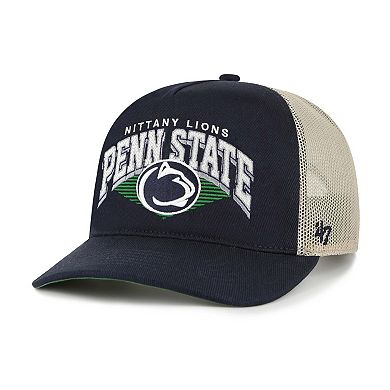 Men's '47 Navy Penn State Nittany Lions Pomona Mesh Hitch Adjustable Trucker Hat