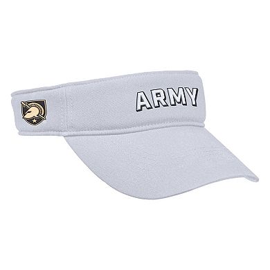 Men's Nike White Army Black Knights 2025 On-Field Ace Performance Adjustable Visor