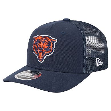 Men's New Era Navy Chicago Bears Team Collection 9SEVENTY Stretch-Snap Adjustable Hat