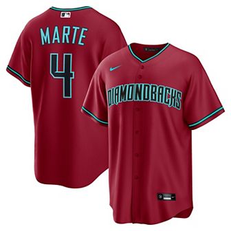 Men's Nike Ketel Marte Red Arizona Diamondbacks Alternate 2 Replica Jersey