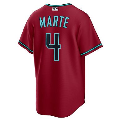 Men's Nike Ketel Marte Red Arizona Diamondbacks Alternate 2 Replica Jersey