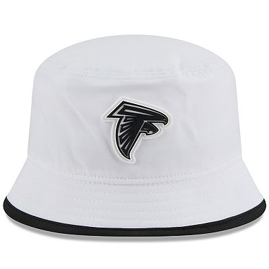 Men's New Era White Atlanta Falcons 2025 NFL Training Camp Stretch Bucket Hat
