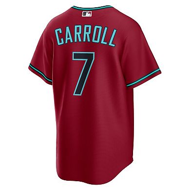 Men's Nike Corbin Carroll Red Arizona Diamondbacks Alternate 2 Replica Jersey