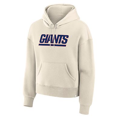 Women's Fanatics Cream New York Giants Dove Legacy Pullover Hoodie