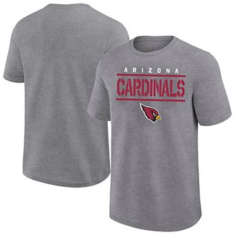Men's Fanatics Heather Gray Arizona Cardinals Big & Tall Top Notch T-Shirt
