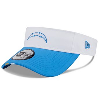 Men's New Era White/Powder Blue Los Angeles Chargers 2025 NFL Training Camp Adjustable Visor