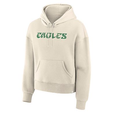 Women's Fanatics Cream Philadelphia Eagles Dove Legacy Pullover Hoodie