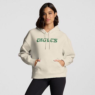 Women's Fanatics Cream Philadelphia Eagles Dove Legacy Pullover Hoodie