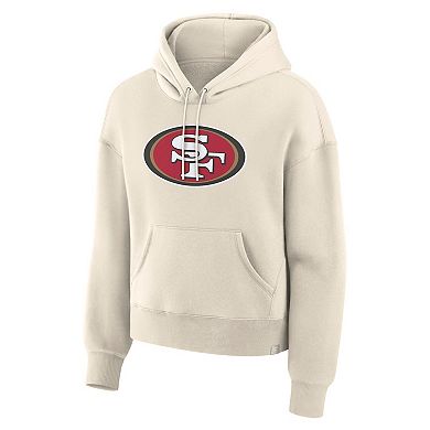 Women's Fanatics Cream San Francisco 49ers Dove Legacy Pullover Hoodie