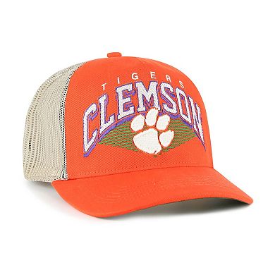Men's '47 Orange Clemson Tigers Pomona Mesh Hitch Adjustable Trucker Hat