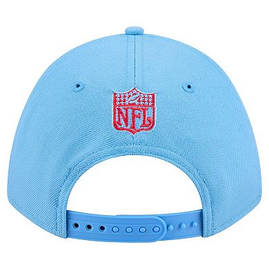 Men's New Era Light Blue Houston Oilers Team Collection 9FORTY M-Crown Adjustable Hat
