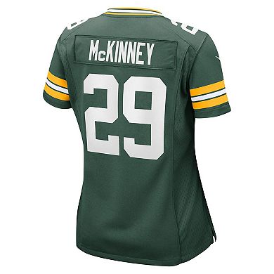 Women's Nike Xavier McKinney Green Green Bay Packers Team Game Jersey