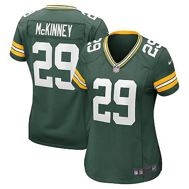 Women's Nike Xavier McKinney Green Green Bay Packers Team Game Jersey