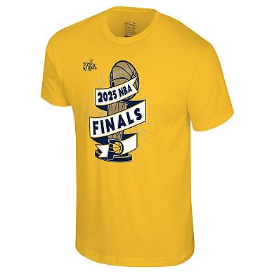 Unisex Stadium Essentials Gold Indiana Pacers 2025 NBA Finals Clutch T-Shirt