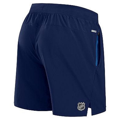 Men's Fanatics Navy Winnipeg Jets Authentic Pro Rink Performance Shorts