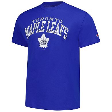 Men's Champion Blue Toronto Maple Leafs Primary Logo T-Shirt
