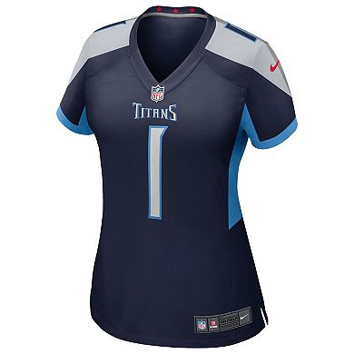 Women's Nike Cameron Ward Navy Tennessee Titans 2025 NFL Draft First Round Pick Alternate Game Jersey