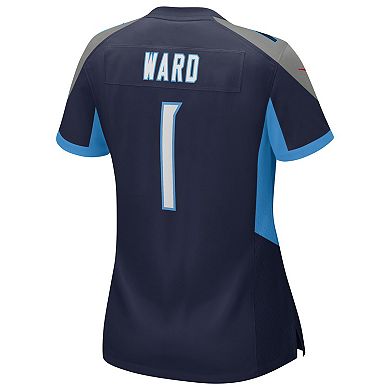 Women's Nike Cameron Ward Navy Tennessee Titans 2025 NFL Draft First Round Pick Alternate Game Jersey