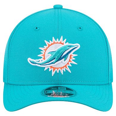 Men's New Era Aqua Miami Dolphins Team Collection 9FORTY M-Crown Adjustable Hat