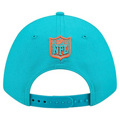 Men's New Era Aqua Miami Dolphins Team Collection 9FORTY M-Crown Adjustable Hat