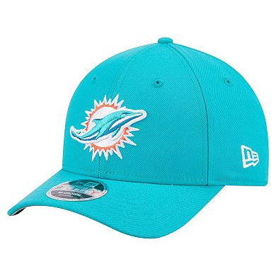 Men's New Era Aqua Miami Dolphins Team Collection 9FORTY M-Crown Adjustable Hat