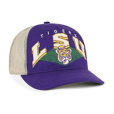 Men's '47 Purple LSU Tigers Pomona Mesh Hitch Adjustable Trucker Hat