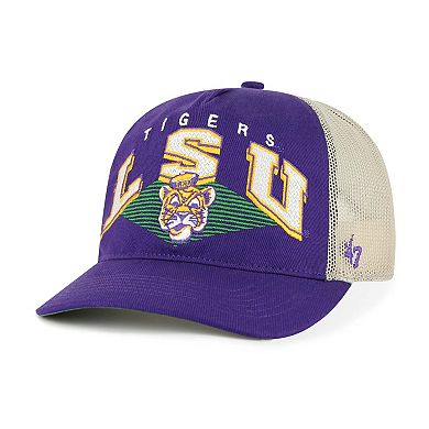 Men's '47 Purple LSU Tigers Pomona Mesh Hitch Adjustable Trucker Hat