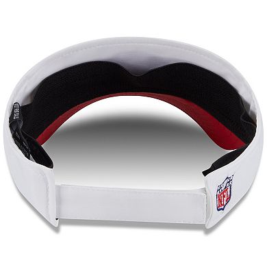 Men's New Era White/Scarlet San Francisco 49ers 2025 NFL Training Camp Adjustable Visor