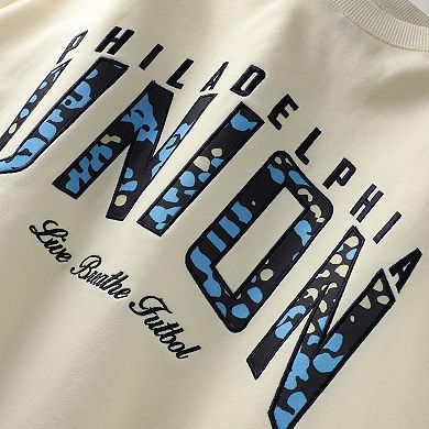 Unisex Live Breathe Futbol Cream Philadelphia Union Pullover Sweatshirt