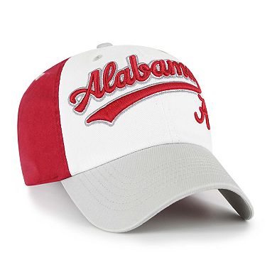 Youth '47 White Alabama Crimson Tide Scooter Clean Up Adjustable Hat