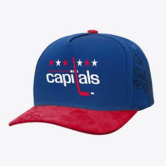 Mitchell & Ness Blue/Red Washington Capitals May Flowers Pro Crown Adjustable Hat