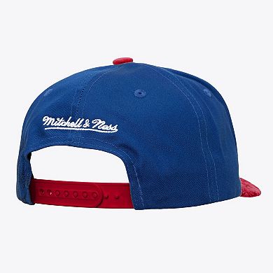 Mitchell & Ness Blue/Red Washington Capitals May Flowers Pro Crown Adjustable Hat