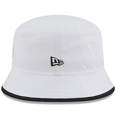 Men's New Era White Pittsburgh Steelers 2025 NFL Training Camp Stretch Bucket Hat