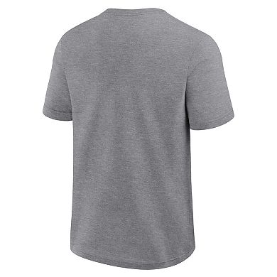 Men's Fanatics Heather Gray New York Jets Big & Tall Top Notch T-Shirt