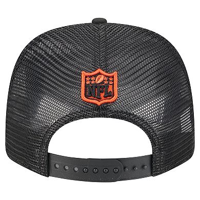Men's New Era Black Cincinnati Bengals Team Collection 9SEVENTY Stretch-Snap Adjustable Hat