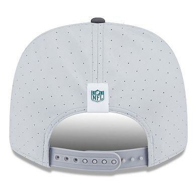 Men's New Era Gray/Graphite Philadelphia Eagles 2025 NFL Training Camp 9SEVENTY Adjustable Hat