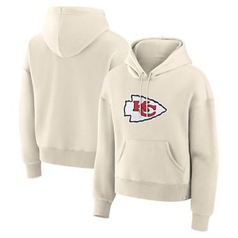 Women's Fanatics Cream Kansas City Chiefs Dove Legacy Pullover Hoodie