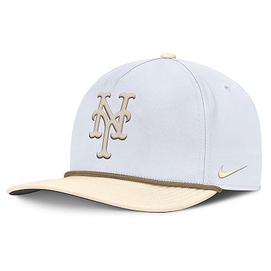 Men's Nike White/Cream New York Mets Pro Performance Snapback Hat