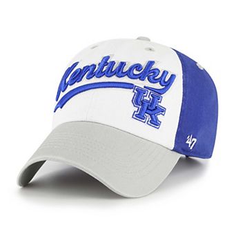 Youth '47 White Kentucky Wildcats Scooter Clean Up Adjustable Hat