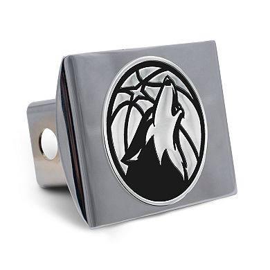 WinCraft Minnesota Timberwolves Premium Metal Chrome Hitch Cover