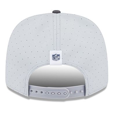 Men's New Era Gray/Graphite New England Patriots 2025 NFL Training Camp 9SEVENTY Adjustable Hat